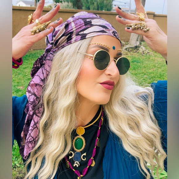 GURUHUSTLE Gold Coin pirate Booty VINTAGE BOHEMIAN NECKLACE - Picture 3 of 9